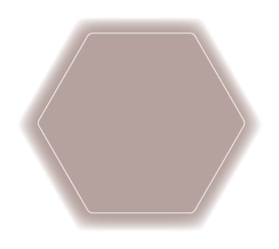 braunes Hexagon