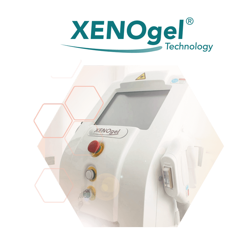 Device photo XENOgel Technology and Logo