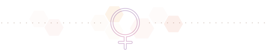 Separation line female symbole