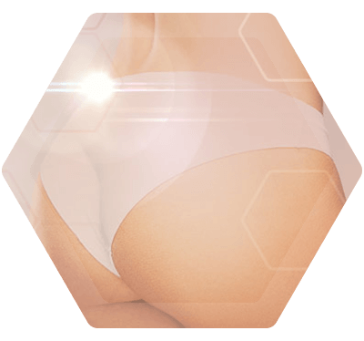 caca de femme sans poils en culotte blanche