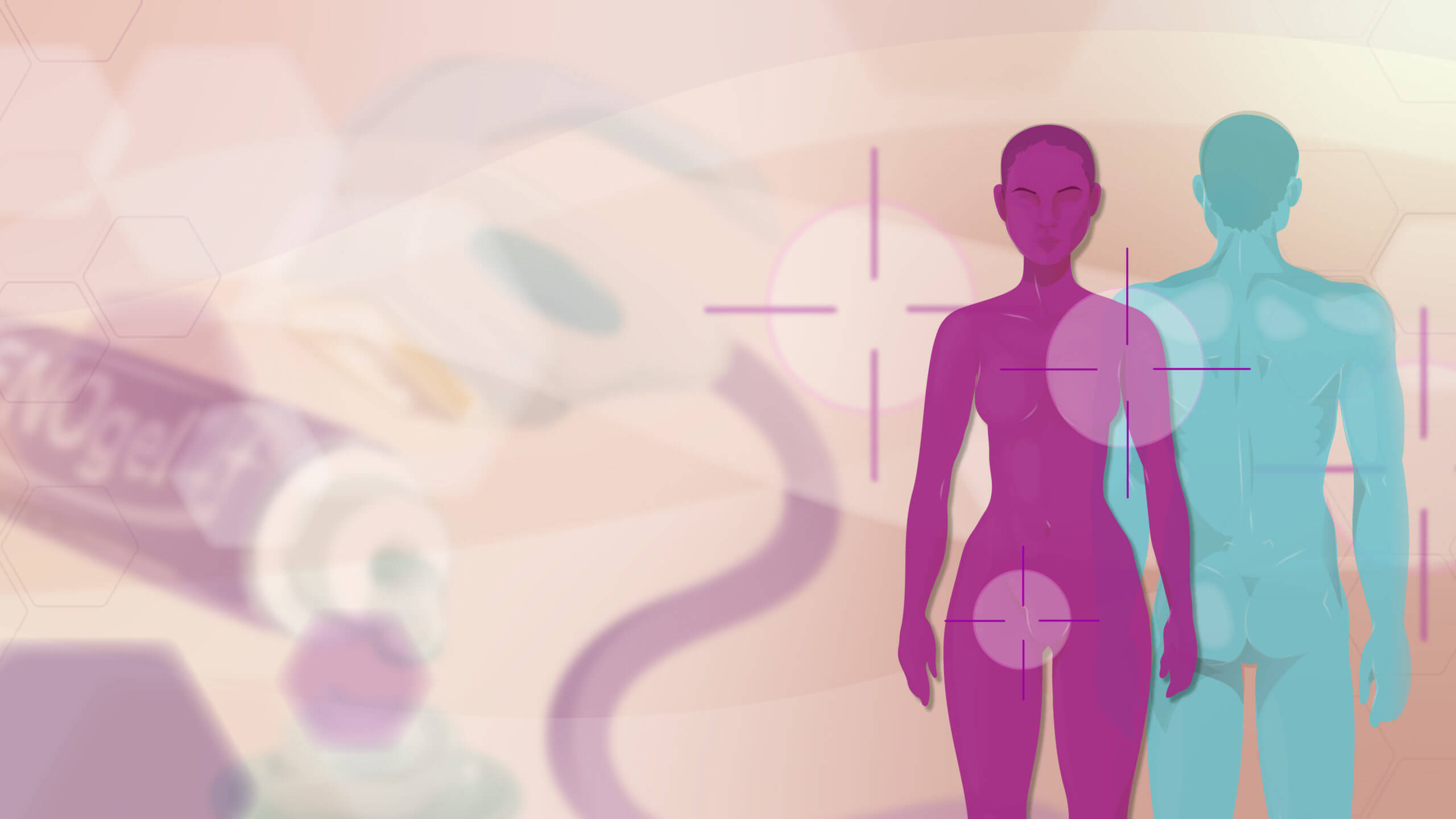 Background image Body regions male and woman
