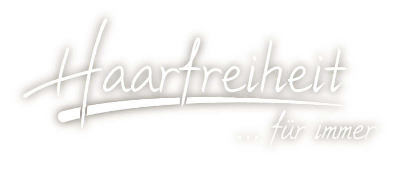 Logo Haarfreiheit in weiß