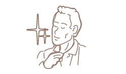 Icon attraktiver Mann